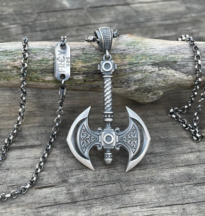 Çift Başlı Viking Baltası