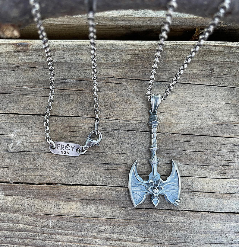 Viking Çift Başlı Savaş Baltası