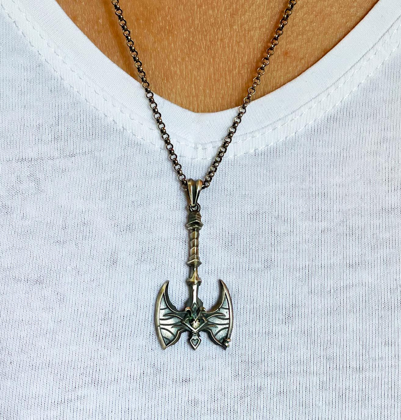 Viking Çift Başlı Savaş Baltası