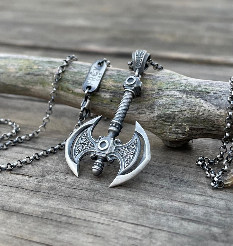 Çift Başlı Viking Baltası