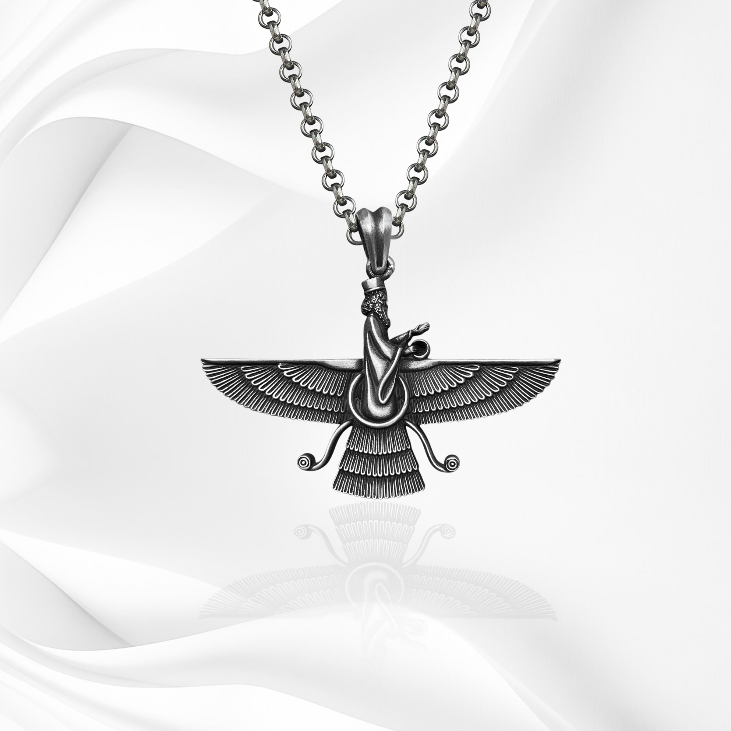 Faravahar Kolye – Pers Sembolü Kolye - Zerdüştlük Sembolü