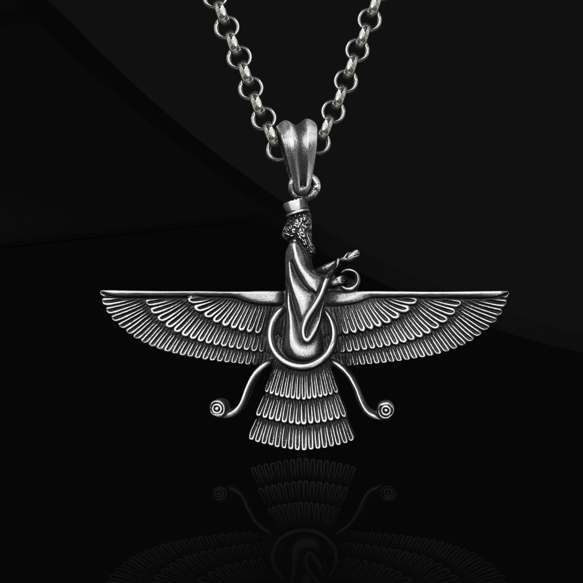 Faravahar Kolye – Pers Sembolü Kolye - Zerdüştlük Sembolü