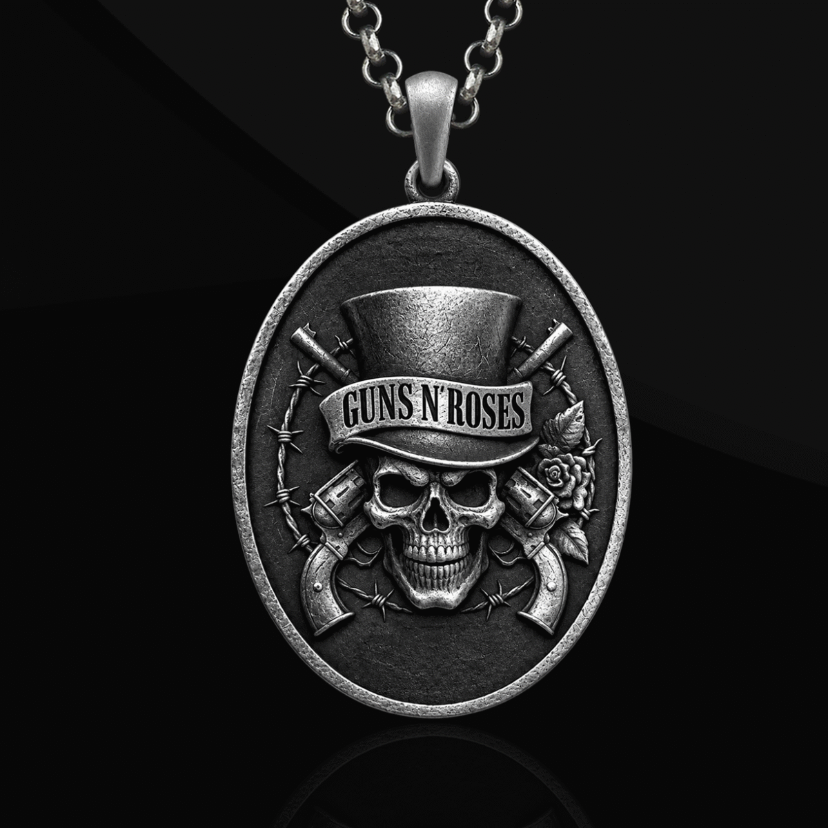 Guns N’ Roses Kurukafa Kolye